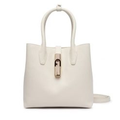 Torebka Furla. Białe torebki klasyczne Furla, bez wzorów, bez dodatków. Za 1,389.00 zł.