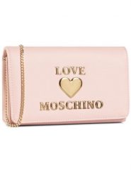 LOVE MOSCHINO Torebka JC4057PP1BLE0600 Różowy. Czerwone torebki klasyczne Love Moschino, bez wzorów, ze skóry, bez dodatków. Za 529.99 zł.
