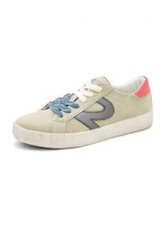 Natural world Sneakersy w kolorze beżowym rozmiar: 38. Brązowe trampki Natural World, bez wzorów, bez zapięcia. Za 173.99 zł.