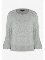 More & More Sweter w kolorze szarym rozmiar: 34. Szare swetry More & More, s, bez wzorów, z wiskozy, bez ramiączek. Za 108.74 zł.