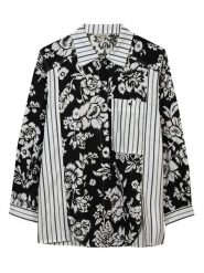 Herrlicher Bluzka w kolorze czarno-białym rozmiar: XS. Czarne bluzki Herrlicher, xs, bez wzorów, z bawełny, bez kołnierzyka, bez ramiączek. Za 56.79 zł.