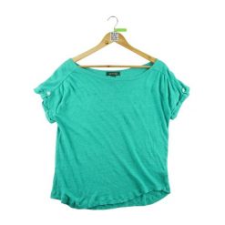 Second life - Koszulka damska z krótkim rękawem - Stan bardzo dobry. Niebieskie bluzki RALPH LAUREN, bez wzorów, bez kołnierzyka, bez ramiączek. Za 76.10 zł.