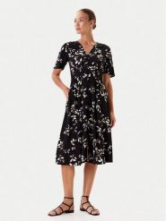 Tatuum Sukienka codzienna Naela 1 T2504.212 Czarny Regular Fit. Czarne sukienki Tatuum, na co dzień, bez wzorów, z wiskozy, bez kołnierzyka, bez ramiączek, proste. Za 299.99 zł.