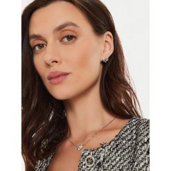 Kolczyki Guess. Szare kolczyki Guess, srebrne. Za 169.99 zł.