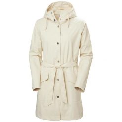 Damska kurtka wodoodporna Helly Hansen Kirkwall II. Białe kurtki sportowe Helly Hansen, bez wzorów, bez kaptura. Za 675.50 zł.