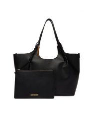 LOVE MOSCHINO Torebka JC4297PP0OKL0000 Czarny. Czarne torebki klasyczne Love Moschino, bez wzorów, ze skóry, bez dodatków. Za 1,049.00 zł.