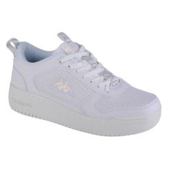 Buty sportowe Sneakersy damskie, Kappa Fogo PF. Białe obuwie sportowe Kappa, z gumy, bez zapięcia, trekkingowe. Za 149.99 zł.
