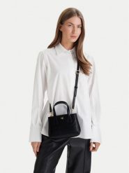 Calvin Klein Torebka Ck Mini Tote Crossbody LV04F3520G Czarny. Czarne torebki klasyczne Calvin Klein, bez wzorów, ze skóry, bez dodatków. Za 529.99 zł.