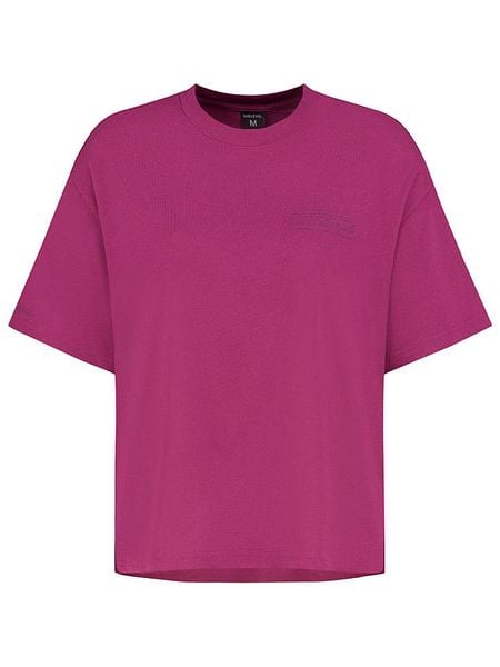 Sublevel Koszulka w kolorze różowym rozmiar: M. Różowe bluzki Sublevel, m, bez wzorów, z bawełny, bez kołnierzyka, bez ramiączek. Za 48.05 zł.