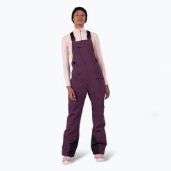 Spodnie narciarskie damskie Rossignol Relax Bib. Fioletowe spodnie narciarskie Rossignol, bez wzorów, narciarskie. Za 909.99 zł.