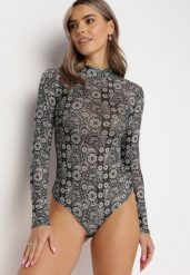 Zielone Siateczkowe Body z Mozaikowym Kwiatowym Wzorem Binavia. Zielone body Born2be, l, bez wzorów, z materiału. Za 79.99 zł.