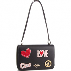 Torebka LOVE MOSCHINO - JC4083PP17LJ0000 Nero. Czarne listonoszki Love Moschino, bez wzorów, ze skóry ekologicznej, bez dodatków. W wyprzedaży za 509.00 zł.