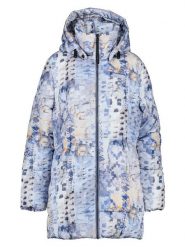 Didriksons Parka "Sia Aop" w kolorze niebieskim rozmiar: 40/42. Niebieskie parki Didriksons, bez kaptura. Za 543.90 zł.