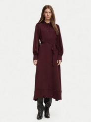 Tommy Hilfiger Sukienka codzienna WW0WW51836 Bordowy A-Line Fit. Czerwone sukienki TOMMY HILFIGER, na co dzień, bez wzorów, bez kołnierzyka, bez ramiączek, proste. Za 1,099.00 zł.