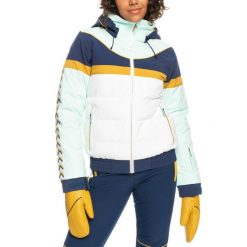Kurtka snowboardowa damska ROXY Peak Chic Insulated. Białe kurtki narciarskie Roxy, xl, bez wzorów, z poliesteru, bez kaptura, narciarskie. Za 837.00 zł.