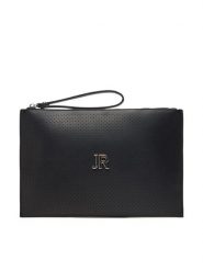 John Richmond Torebka RWP25380BO Czarny. Czarne kopertówki John Richmond, bez wzorów, ze skóry, bez dodatków. Za 159.99 zł.