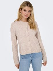 ONLY Kardigan "Simoni" w kolorze szarobrązowym rozmiar: S. Brązowe kardigany Only, s, bez wzorów. Za 82.99 zł.