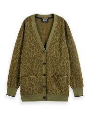 Scotch & Soda Kardigan w kolorze oliwkowym rozmiar: L. Zielone kardigany Scotch & Soda, l, bez wzorów. Za 295.45 zł.