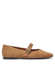 Vagabond Shoemakers Baleriny Jolin 5608-040-28 Brązowy. Brązowe baleriny Vagabond Shoemakers, bez wzorów, ze skóry, bez obcasa. Za 359.99 zł.