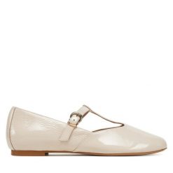 Baleriny Caprice. Brązowe baleriny Caprice, bez wzorów, bez obcasa. Za 319.99 zł.