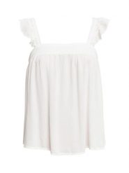 Roxy Top w kolorze białym rozmiar: XL. Białe topy Roxy, xl, bez wzorów, z wiskozy, bez kołnierzyka, bez ramiączek. Za 48.50 zł.