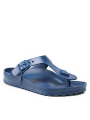 Birkenstock Japonki Gizeh Eva 1019161 Granatowy. Niebieskie klapki Birkenstock, bez wzorów, z tworzywa sztucznego, bez obcasa. Za 229.99 zł.