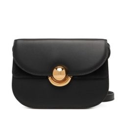 Torebka Furla. Czarne listonoszki Furla, bez wzorów, bez dodatków. Za 1,859.00 zł.