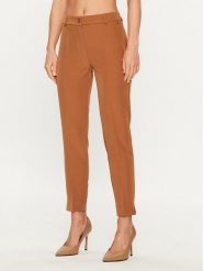 Maryley Spodnie materiałowe 23IB52Z/41AL Brązowy Regular Fit. Brązowe spodnie materiałowe Maryley, s, bez wzorów, z materiału. Za 149.99 zł.