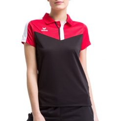 Damska koszulka polo Erima Squad. Czarne bluzki Erima, xs, bez wzorów, z materiału, sportowe, bez kołnierzyka, bez ramiączek. W wyprzedaży za 139.30 zł.