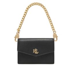Torebka LAUREN RALPH LAUREN. Czarne kopertówki Lauren Ralph Lauren, bez wzorów, bez dodatków. Za 579.99 zł.