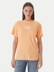 HUGO T-Shirt Vintage 50560770 Pomarańczowy Regular Fit. Brązowe t-shirty Hugo, s, bez wzorów, z bawełny, bez kołnierzyka, bez ramiączek. Za 199.99 zł.