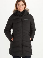 Marmot Płaszcz pikowany "Montreal" w kolorze czarnym rozmiar: XS. Czarne płaszcze Marmot, xs, bez wzorów, bez kaptura. Za 932.95 zł.