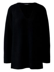 Miss Lagotte Sweter w kolorze czarnym rozmiar: 38. Czarne swetry Miss Lagotte, bez wzorów, ze splotem, bez ramiączek. Za 155.15 zł.