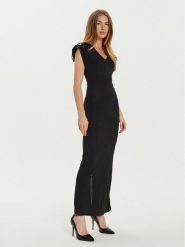 Bruuns Bazaar Sukienka koktajlowa Dorit BBW4213 Czarny Slim Fit. Czarne sukienki Bruuns Bazaar, bez wzorów, z wiskozy, wizytowe, bez kołnierzyka, bez ramiączek. Za 409.99 zł.