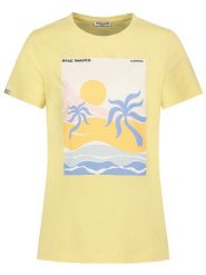 Eight2Nine Koszulka w kolorze żółtym rozmiar: M. Żółte bluzki Eight2Nine, m, bez wzorów, z bawełny, bez kołnierzyka, bez ramiączek. Za 43.99 zł.