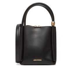 Torebka Gino Rossi. Czarne torebki klasyczne Gino Rossi, bez wzorów, bez dodatków. Za 349.99 zł.