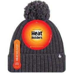 Czapka Zimowa Ogrzewana dla Kobiet - Styl i Komfort. Brązowe czapki HEAT HOLDERS, bez wzorów. Za 116.99 zł.