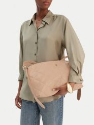 Badura Torebka CEO-ODI-LDA8618 Beżowy. Brązowe torebki klasyczne Badura, bez wzorów, z materiału, bez dodatków. Za 229.99 zł.