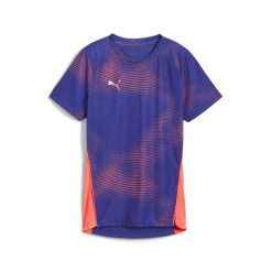 Damska koszulka individualBLAZE PUMA Lapis Lazuli Dark Amethyst Blue Purple. Niebieskie bluzki Puma, xs, bez wzorów, sportowe, bez kołnierzyka, bez ramiączek. Za 105.20 zł.
