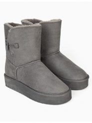 ISLAND BOOT Botki zimowe "Emmy" w kolorze szarym rozmiar: 39. Szare botki Island Boot, na zimę, bez wzorów, bez obcasa, bez zapięcia. Za 176.50 zł.