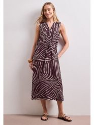 Street One Sukienka w kolorze bordowym rozmiar: 40. Czerwone sukienki Street One, bez wzorów, z wiskozy, street, bez kołnierzyka, bez ramiączek, midi. Za 179.95 zł.