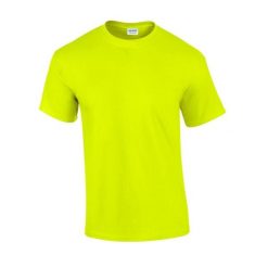 Ultra Bawełniana Koszulka Unisex Dla Dorosłych. Zielone bluzki GILDAN, xl, bez wzorów, z bawełny, sportowe, bez kołnierzyka, bez ramiączek. Za 43.99 zł.