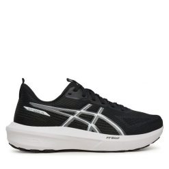 Buty do biegania Asics. Czarne obuwie sportowe Asics, bez zapięcia, do biegania. Za 589.99 zł.