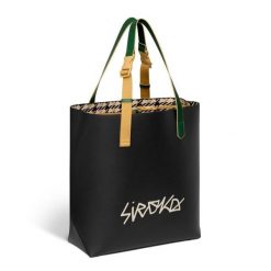 Torba na ramię typu tote Siroko Mand Black. Czarne torby na ramię SIROKO, bez wzorów, na ramię, bez dodatków. Za 210.00 zł.