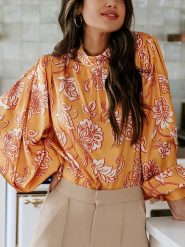 LA Angels Bluzka w kolorze musztardowym rozmiar: M. Żółte bluzki LA Angels, m, bez wzorów, bez kołnierzyka, bez ramiączek. Za 126.99 zł.