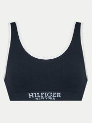 Tommy Hilfiger Biustonosz top UW0UW05217 Granatowy. Niebieskie biustonosze TOMMY HILFIGER, m, bez wzorów, z bawełny, bez kołnierzyka, bez ramiączek. Za 99.99 zł.