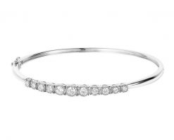 Bransoletka z białego złota z brylantami - 0,95 ct - próba 585. Białe bransoletki Apart, z brylantem, złote. Za 22,990.00 zł.
