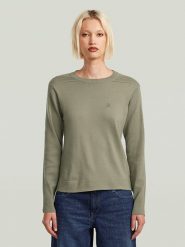 G-Star Sweter w kolorze khaki rozmiar: XXS. Brązowe swetry G-Star, xxs, bez wzorów, bez ramiączek. Za 245.96 zł.