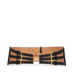 Pasek Damski Elisabetta Franchi. Czarne paski Elisabetta Franchi, bez wzorów. Za 939.99 zł.