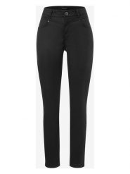 More & More Dżinsy - Skinny fit - w kolorze czarnym rozmiar: 36. Czarne jeansy More & More, z aplikacjami, z podwyższonym stanem. Za 114.44 zł.